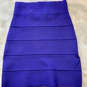 BCBG Blue Bandage Skirt